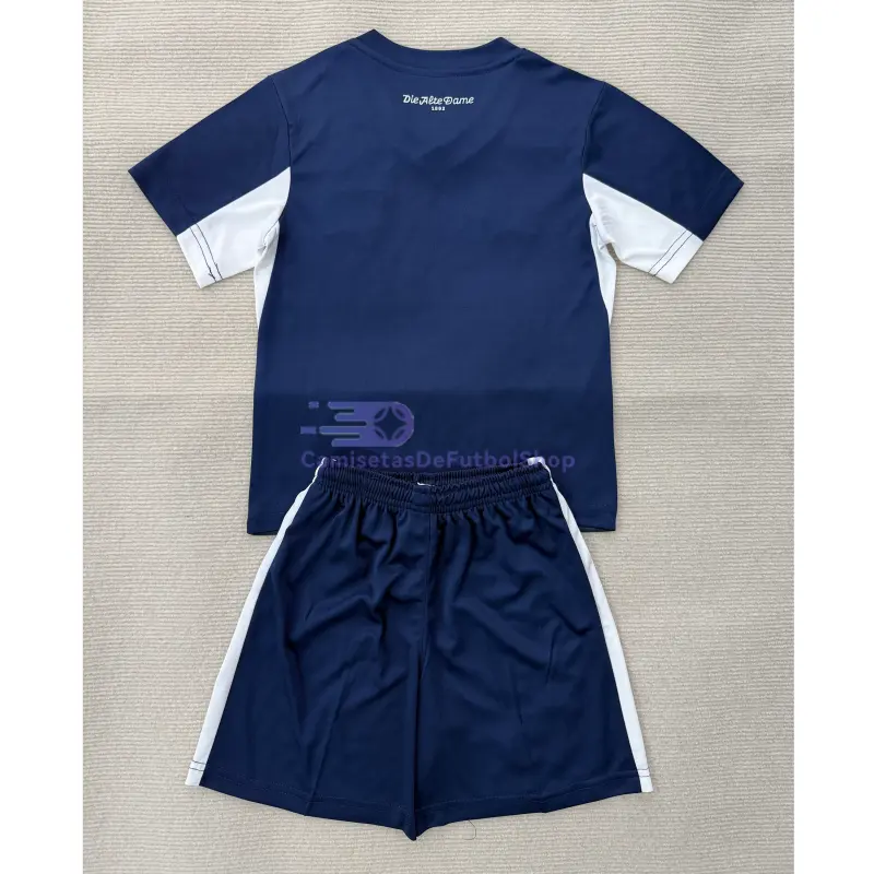 Camiseta Hertha Berlin 1ª Equipación 2025/2026 Azul/Blanco Niño Kit