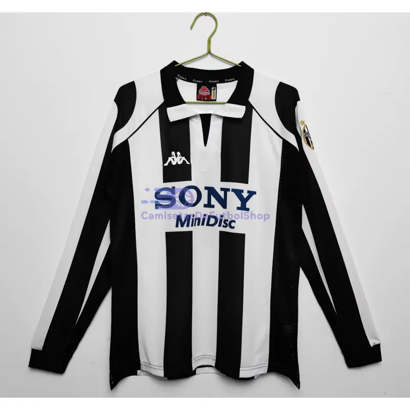 Camiseta Juventus 1997/98 1ª Equipación Retro ML Blanco/Negro