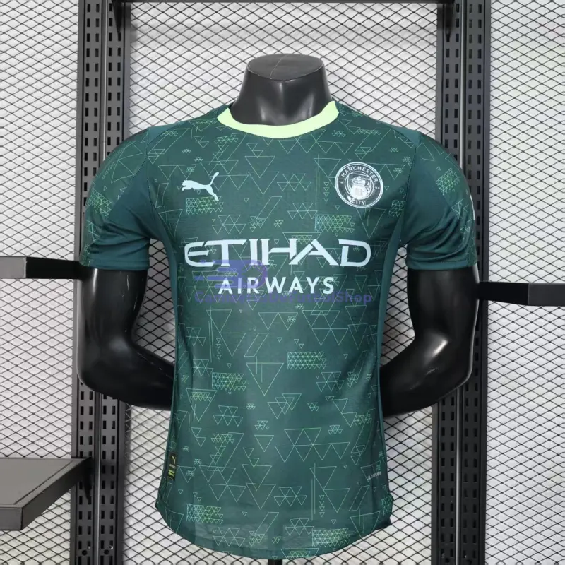 Camiseta Manchester City 2025/2026 4ª Equipación Verde (EDICIÓN JUGADOR)