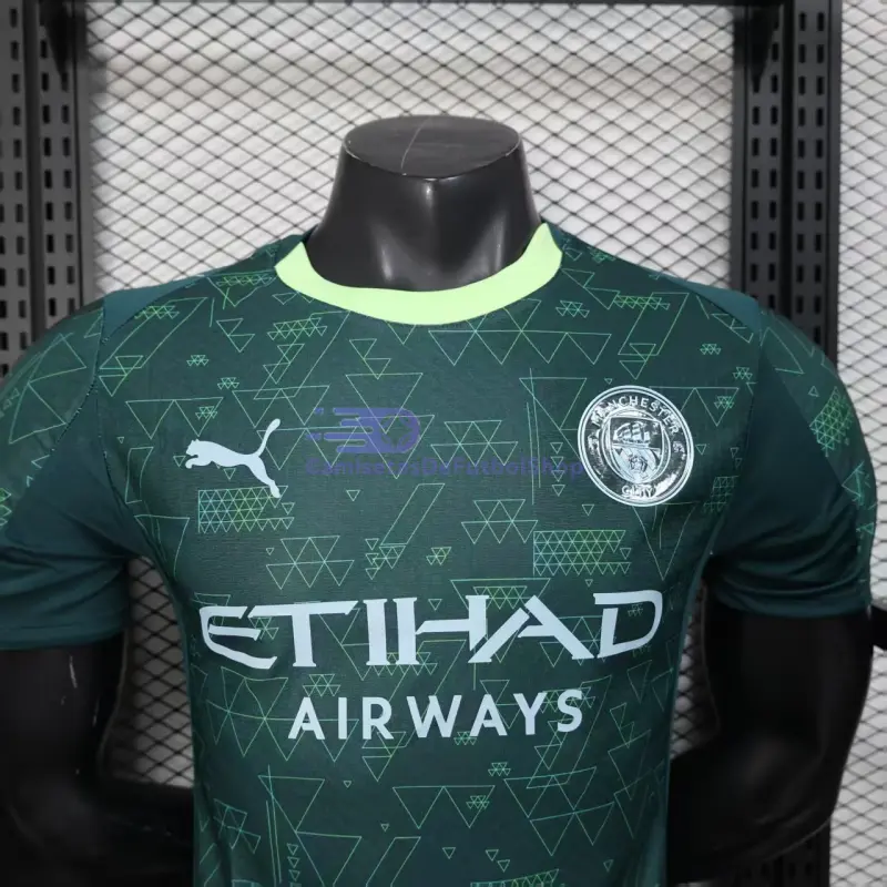 Camiseta Manchester City 2025/2026 4ª Equipación Verde (EDICIÓN JUGADOR)