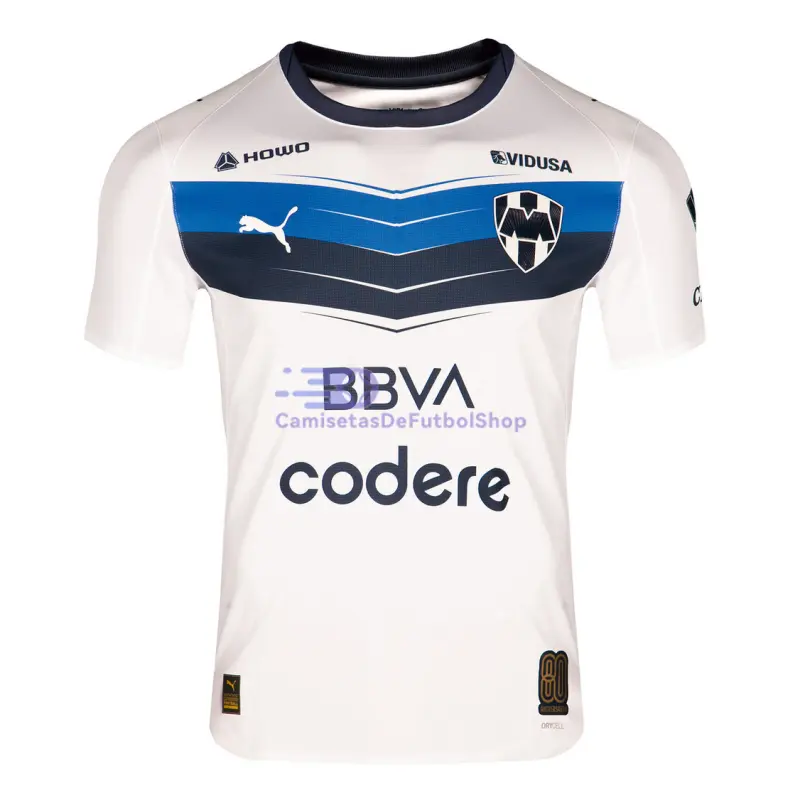 Camiseta Monterrey 2025/2026 2ª Equipación Blanco