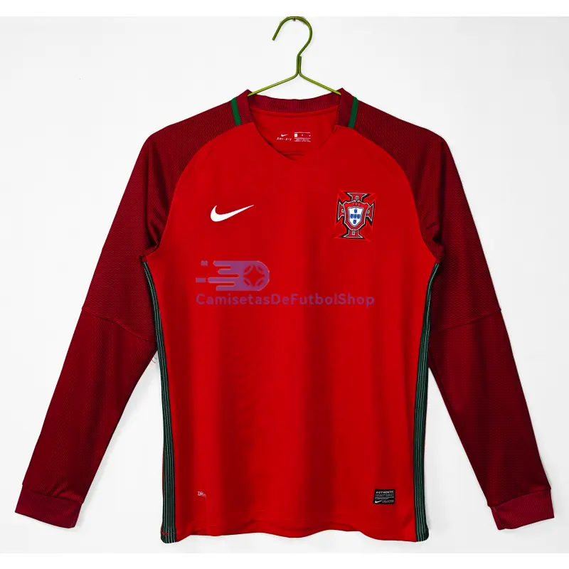 Camiseta Portugal 2016 1ª Equipación Retro ML Rojo