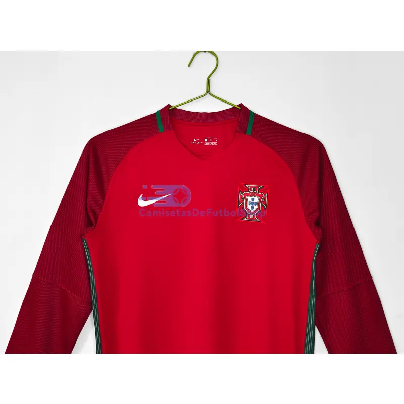 Camiseta Portugal 2016 1ª Equipación Retro ML Rojo