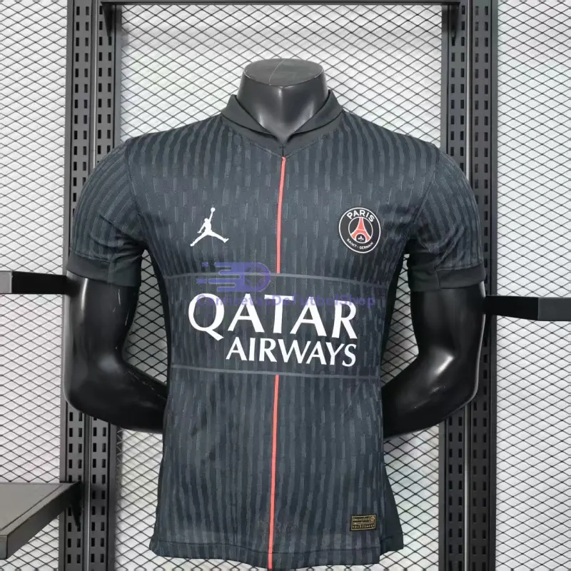 Camiseta PSG 2025/2026 4ª Equipación Negro (EDICIÓN JUGADOR)