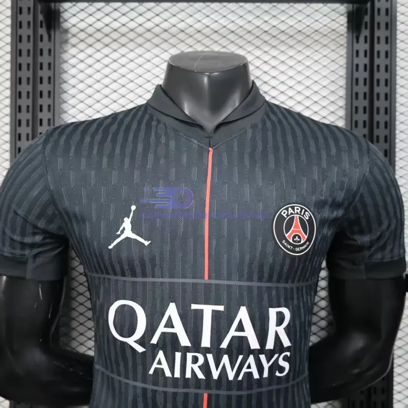 Camiseta PSG 2025/2026 4ª Equipación Negro (EDICIÓN JUGADOR)