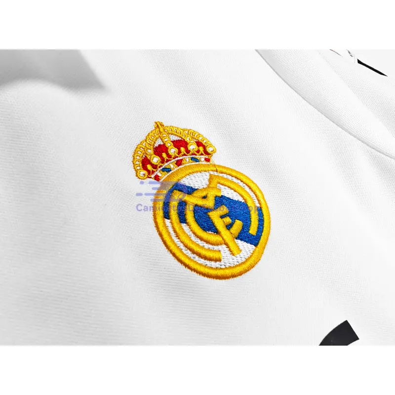 Camiseta Real Madrid 2002/03 1ª Equipación Retro Blanco con Publicitario