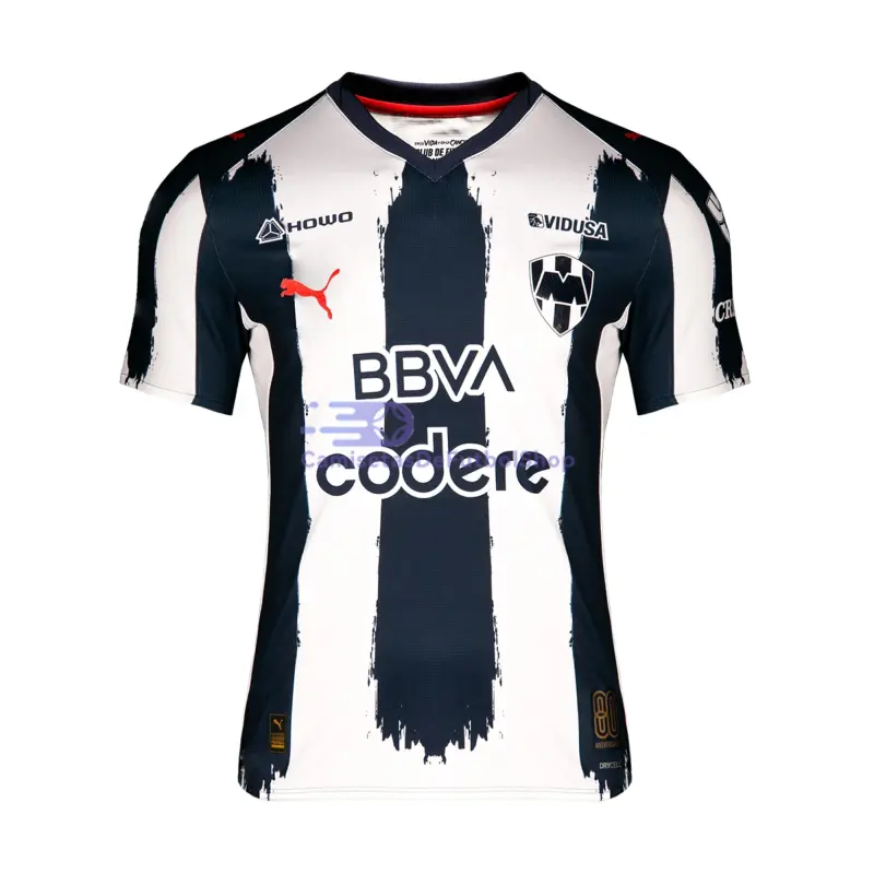 Camiseta SERGIO RAMOS 93 Monterrey 2025/2026 1ª Equipación Blanco/Azul Marino