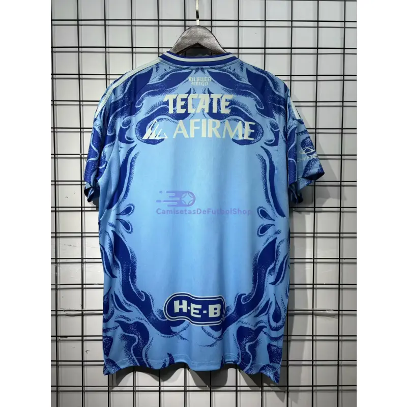 Camiseta Tigres UANL 2025/2026 2ª Equipación Azul