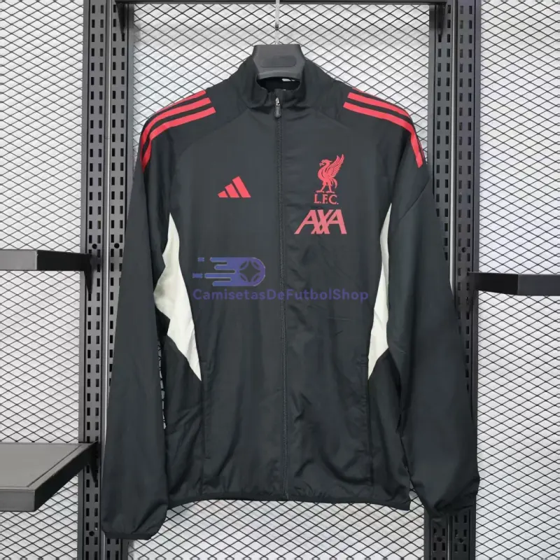 Cortavientos Liverpool 2025/2026 Negro