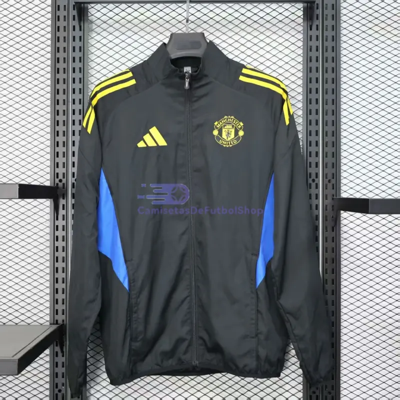 Cortavientos Manchester United 2025/2026 Negro