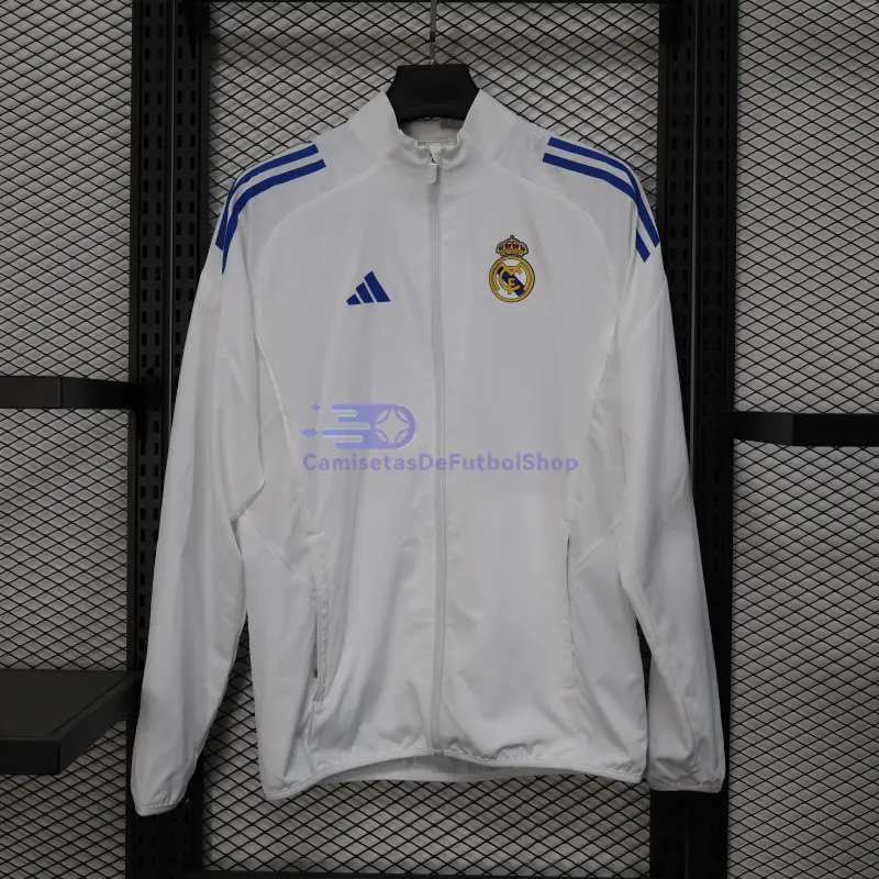 Cortavientos Real Madrid 2025/2026 Blanco