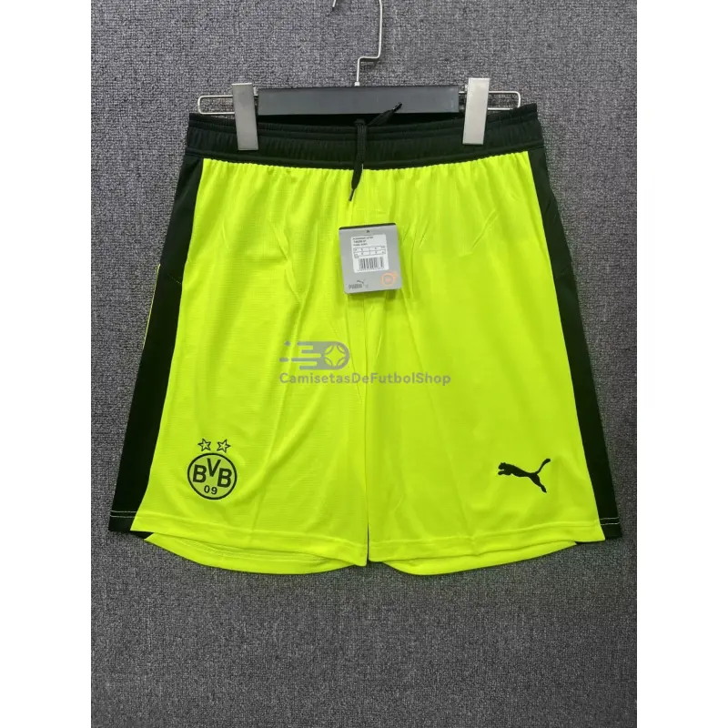 Pantalón Corto Borussia Dortmund 2025/2026 2ª Equipación Amarillo
