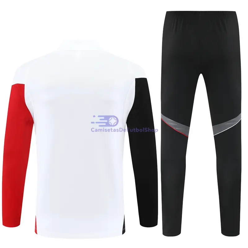 Sudadera De Entrenamiento Ajax 2025/2026 Kit Blanco/Negro/Rojo