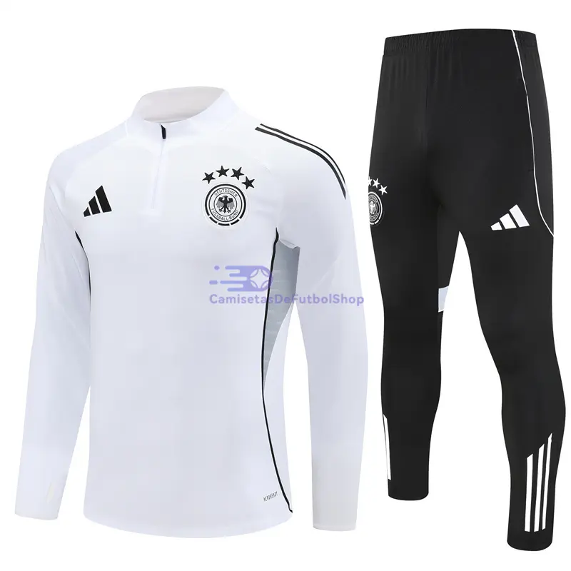 Sudadera De Entrenamiento Alemania 2025 Kit Blanco