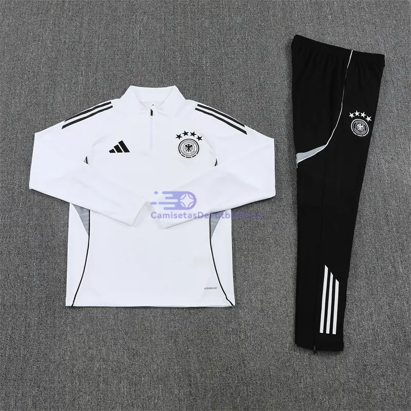 Sudadera De Entrenamiento Alemania 2025 Kit Blanco