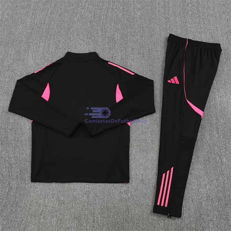 Sudadera De Entrenamiento Arsenal 2025/2026 Kit Negro/Rosa