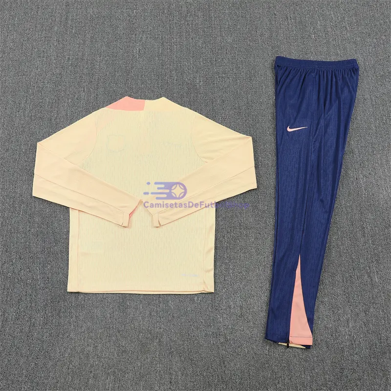 Sudadera De Entrenamiento Barcelona 2025/2026 Kit Amarillo Claro