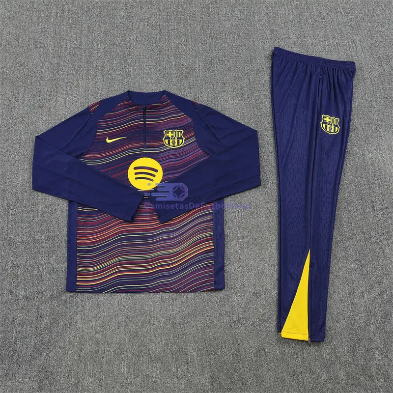 Sudadera De Entrenamiento Barcelona 2025/2026 Kit Azul/Amarillo con Estampado Camuflaje
