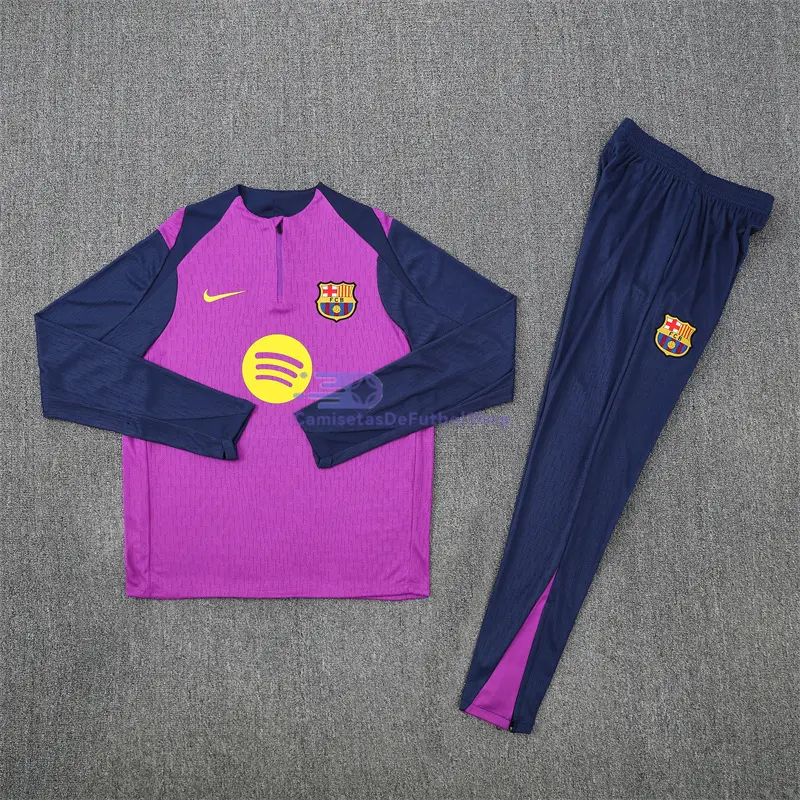 Sudadera De Entrenamiento Barcelona 2025/2026 Kit Morado/Azul (EDICIÓN JUGADOR)