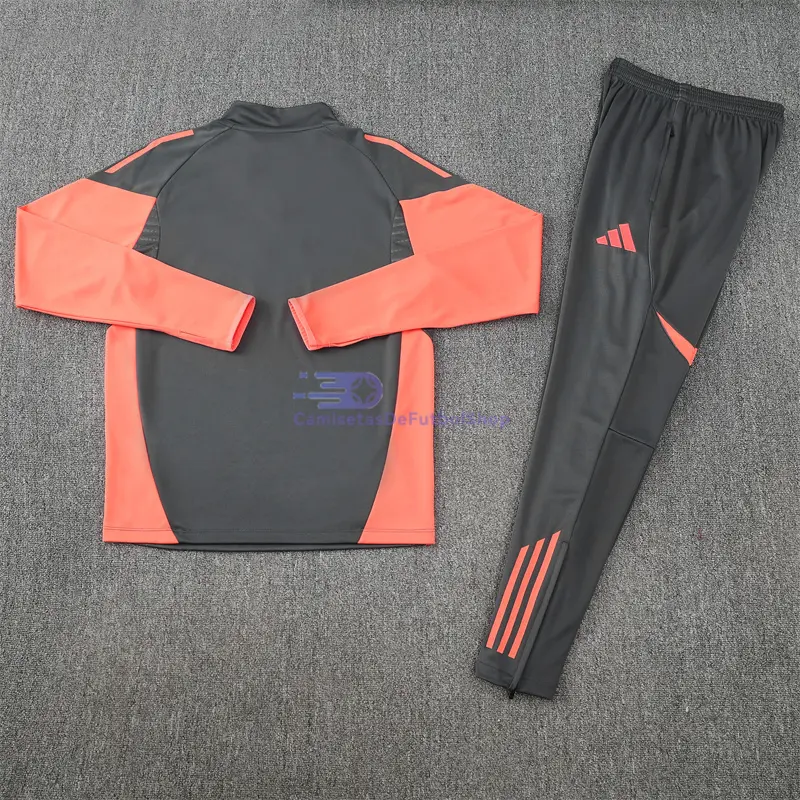 Sudadera De Entrenamiento Bayern Múnich 2025/2026 Kit Gris/Naranja