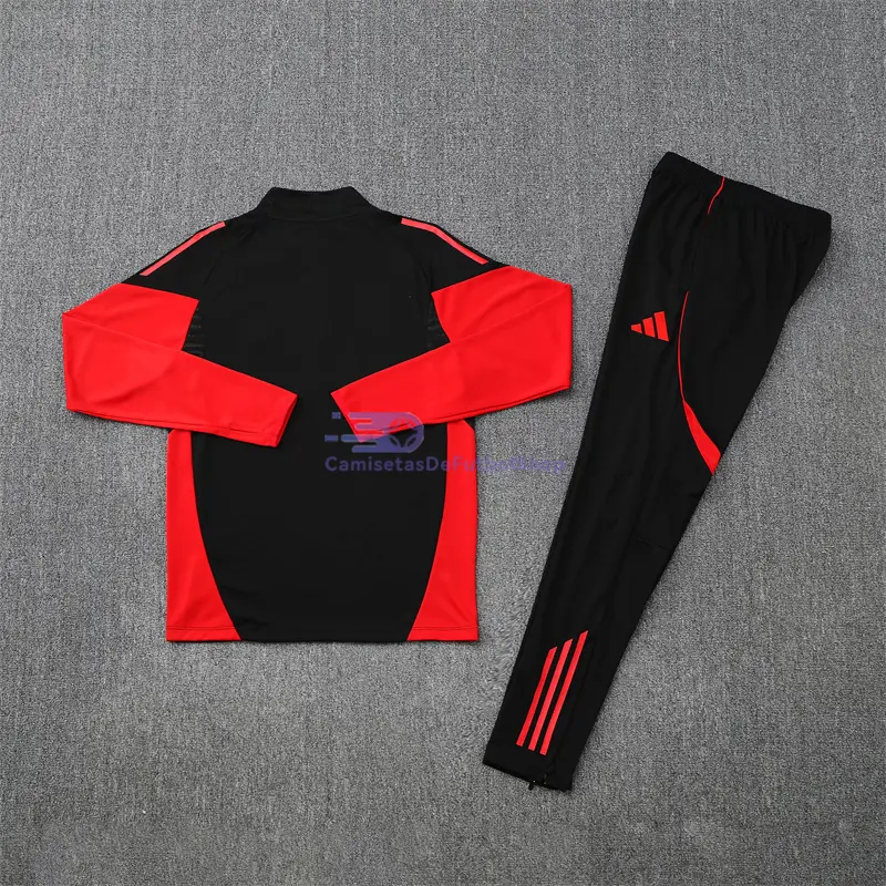 Sudadera De Entrenamiento Bayern Múnich 2025/2026 Kit Negro/Rojo