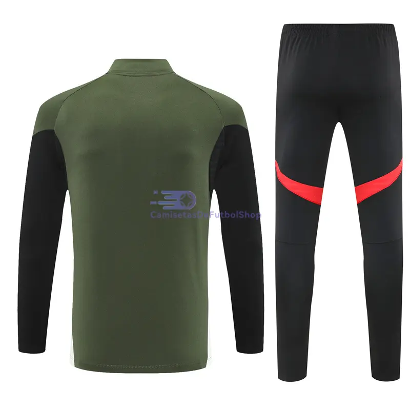 Sudadera De Entrenamiento Bayern Múnich 2025/2026 Kit Verde/Negro