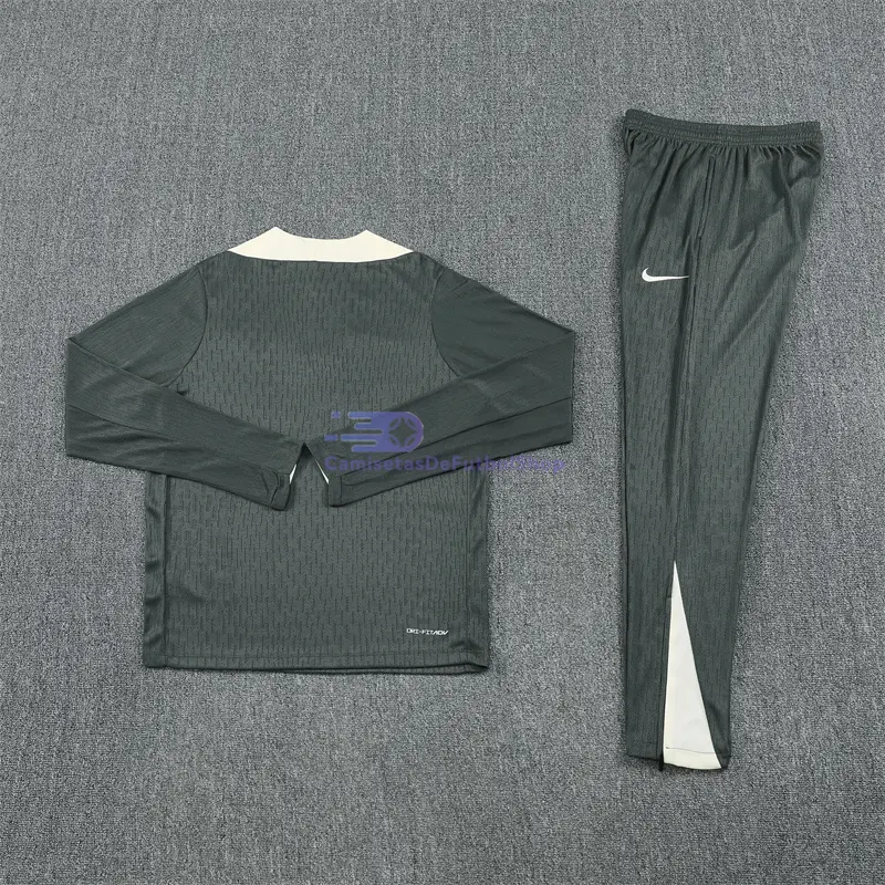 Sudadera De Entrenamiento Chelsea 2025/2026 Kit Verde Militar (EDICIÓN JUGADOR)