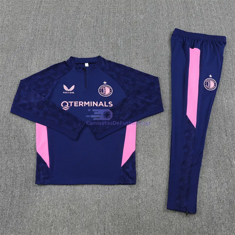 Sudadera De Entrenamiento Feyenoord 2025/2026 Kit Azul Real