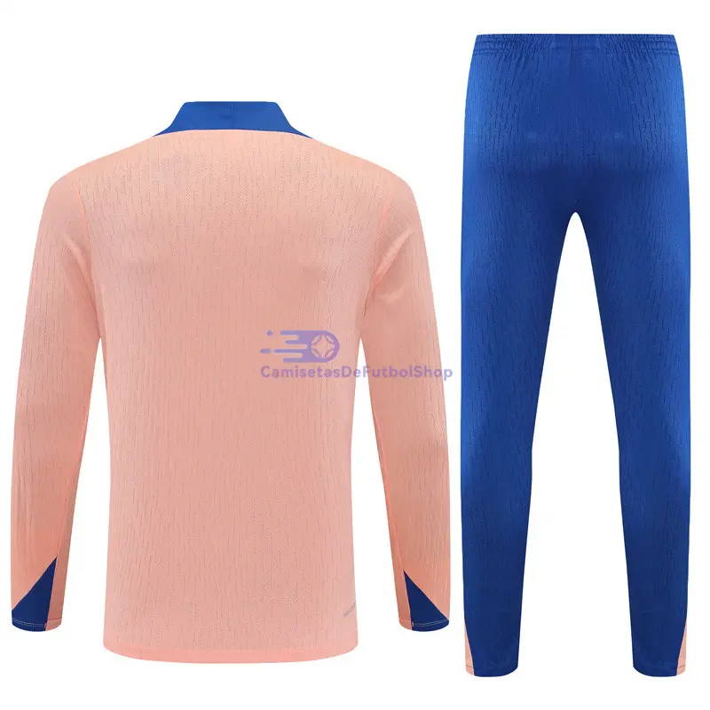 Sudadera De Entrenamiento Francia 2025 Kit Rosa/Azul (EDICIÓN JUGADOR)