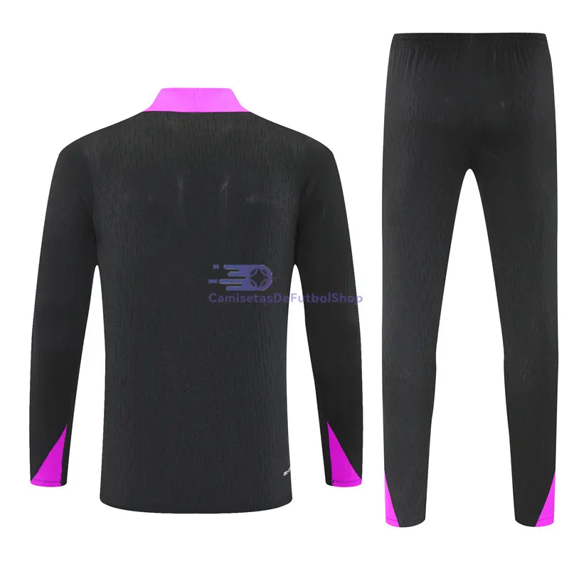 Sudadera De Entrenamiento Inglaterra 2025 Kit Negro/Morado (EDICIÓN JUGADOR)