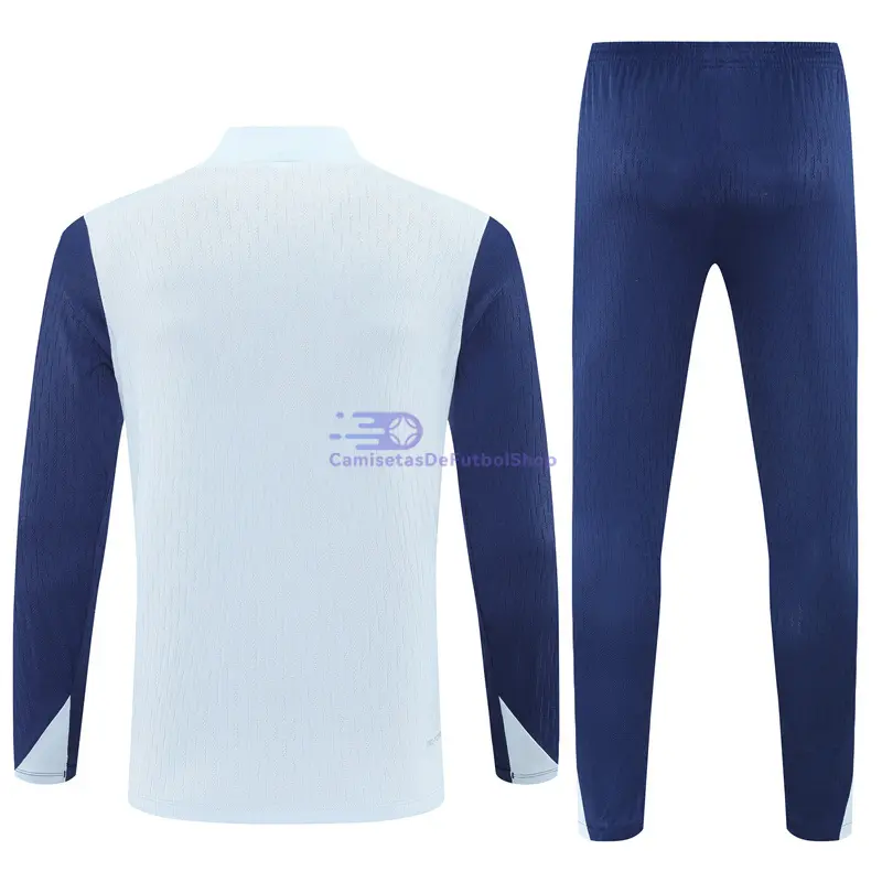Sudadera De Entrenamiento Inter de Milan 2025/2026 Niño Kit Gris Claro/Azul (EDICIÓN JUGADOR)