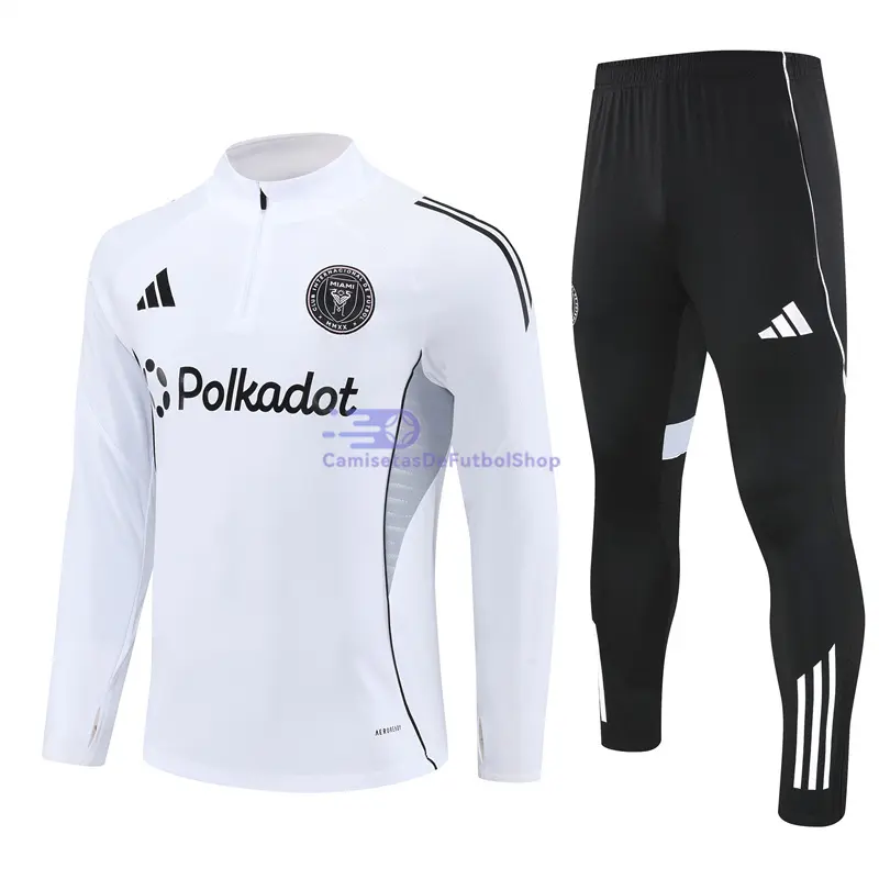 Sudadera De Entrenamiento Inter Miami 2025/2026 Kit Blanco
