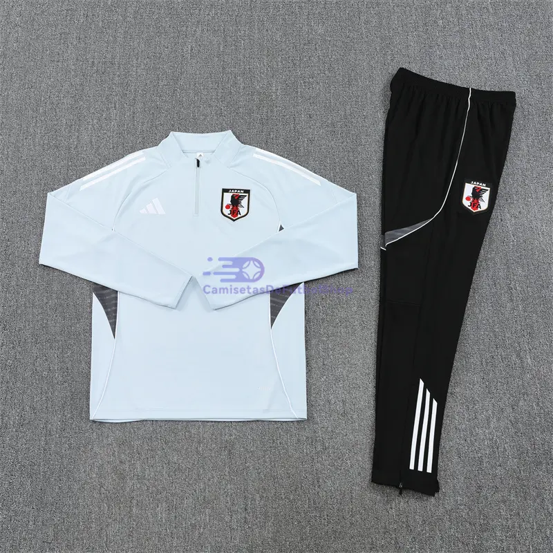 Sudadera De Entrenamiento Japón 2025 Kit Gris Claro