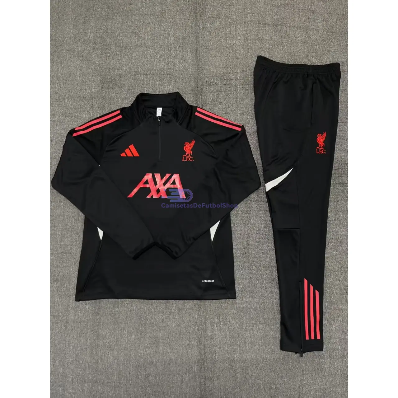 Sudadera De Entrenamiento Liverpool 2025/2026 Niño Kit Negro