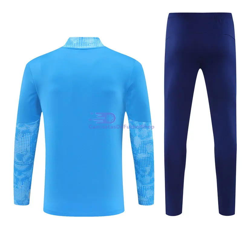 Sudadera De Entrenamiento Manchester City 2025/2026 Kit Azul Claro con Estampado Camuflaje