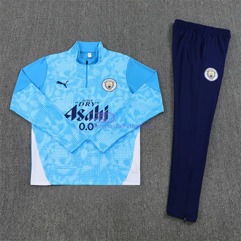 Sudadera De Entrenamiento Manchester City 2025/2026 Kit Azul Claro con Estampado Camuflaje