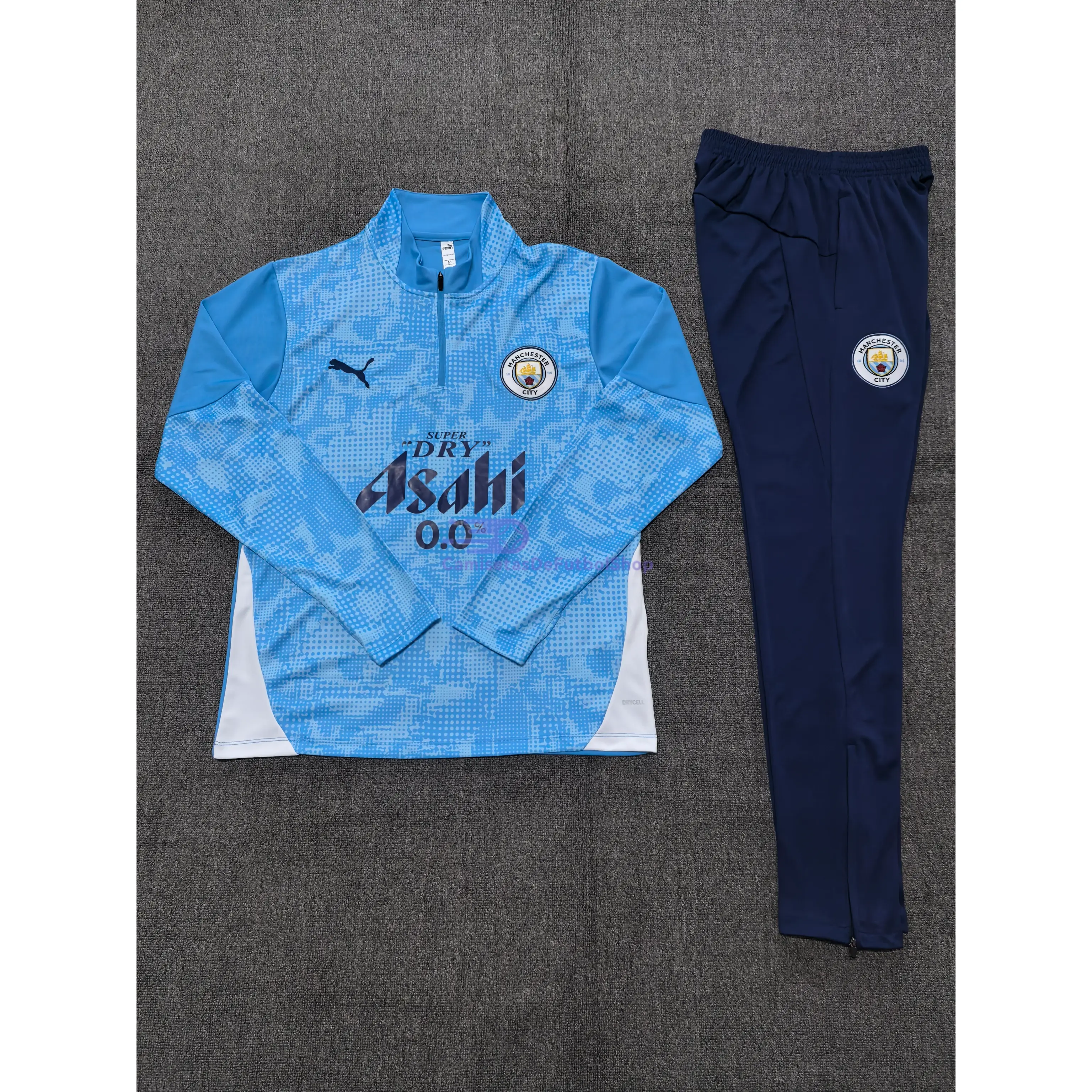 Sudadera De Entrenamiento Manchester City 2025/2026 Niño Kit Azul Claro con Estampado Camuflaje