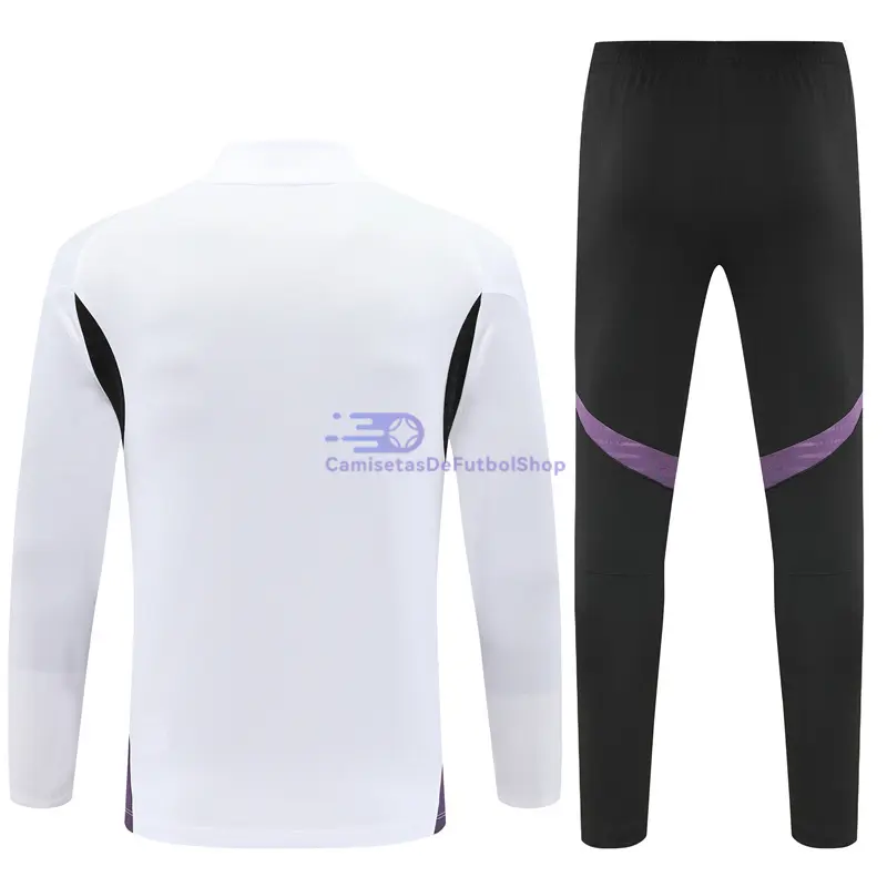 Sudadera De Entrenamiento Manchester United 2025/2026 Kit Blanco/Morado