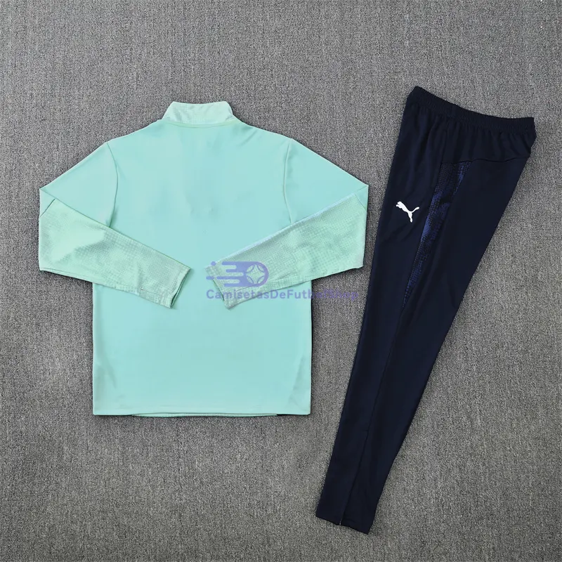 Sudadera De Entrenamiento Olympique Marsella 2025/2026 Kit Turquesa con Estampado Camuflaje