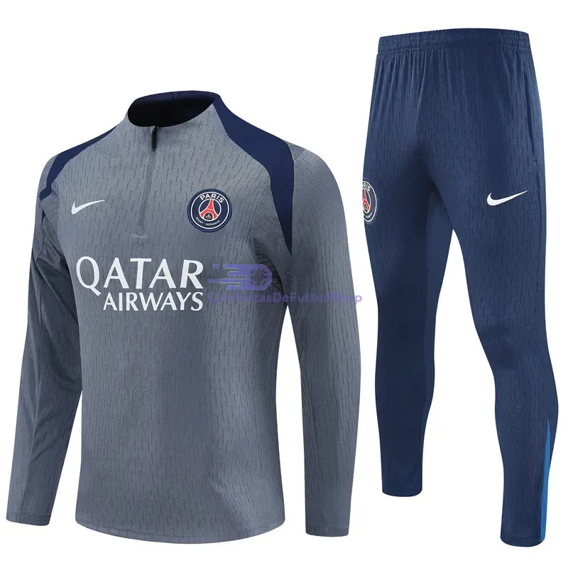 Sudadera De Entrenamiento PSG 2025/2026 Kit Gris (EDICIÓN JUGADOR)