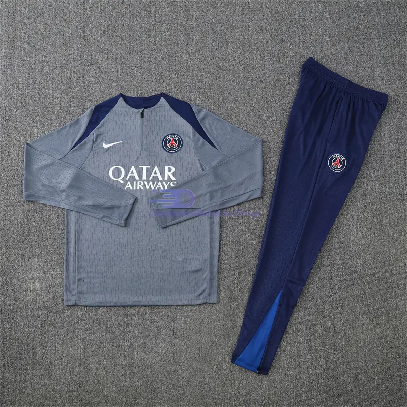 Sudadera De Entrenamiento PSG 2025/2026 Kit Gris (EDICIÓN JUGADOR)