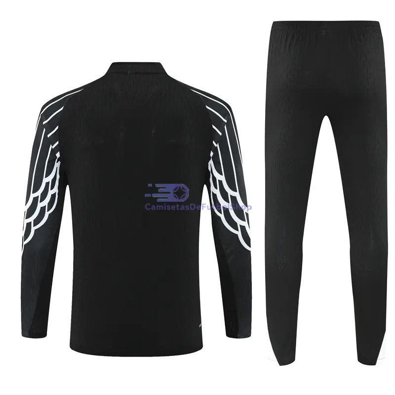 Sudadera De Entrenamiento PSG 2025/2026 Kit Negro Edición UCL
