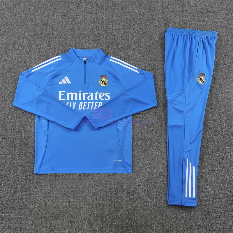 Sudadera De Entrenamiento Real Madrid 2025/2026 Kit Azul Claro