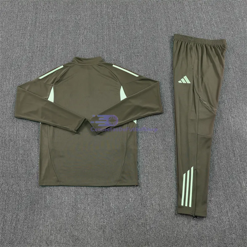Sudadera De Entrenamiento Real Madrid 2025/2026 Kit Verde Militar