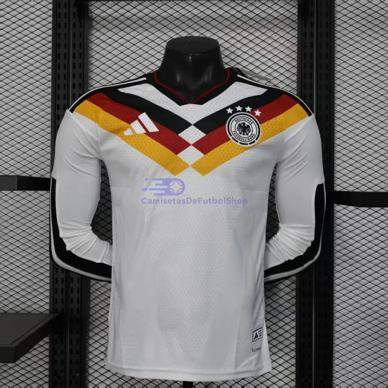 Camiseta Alemania 2026 1ª Equipación ML Blanco (EDICIÓN JUGADOR)