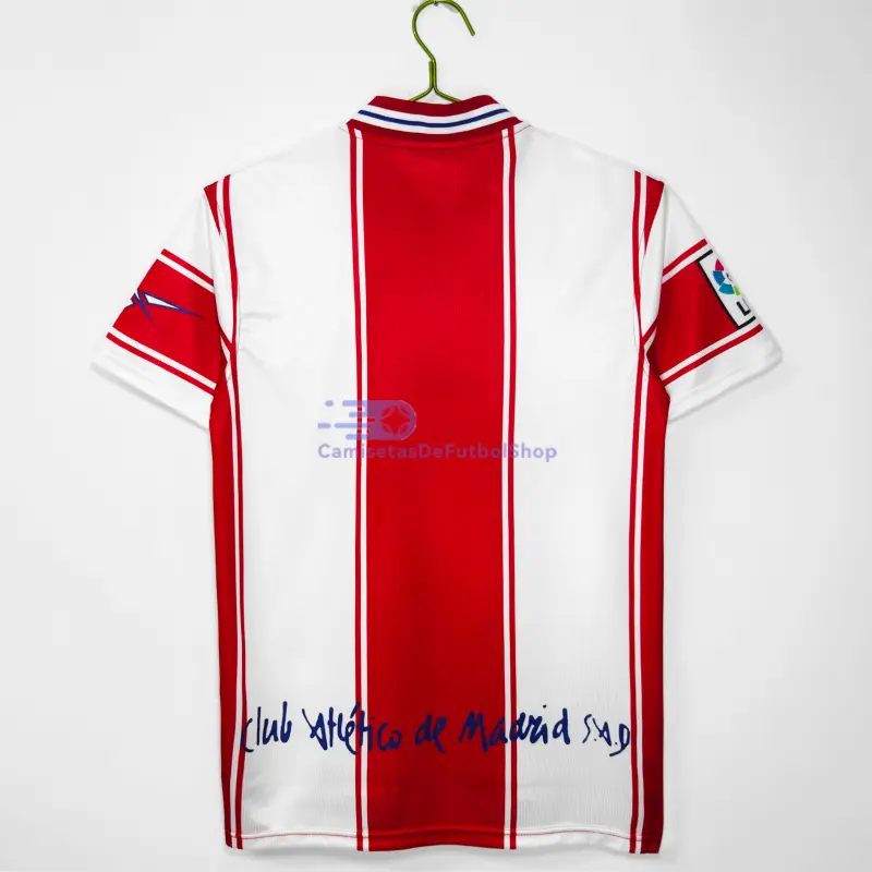 Camiseta Atletico de Madrid 1999/00 1ª Equipación Retro Blanco/Rojo
