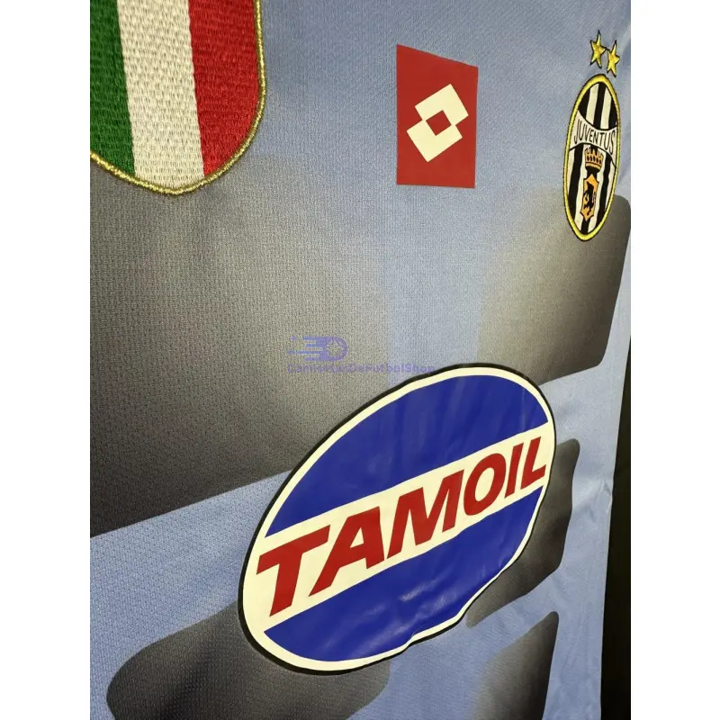 Camiseta De Portero Juventus Retro 2002/03 Blanco/Azul Marino