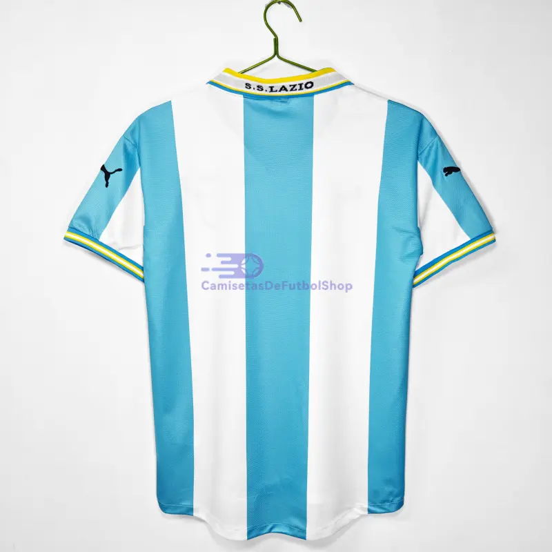 Camiseta Lazio 1999/00 1ª Equipación Retro Blanco/Azul