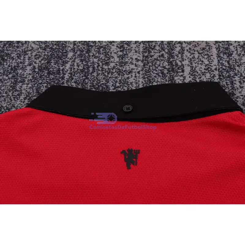 Camiseta Manchester United 2013/14 1ª Equipación Retro Rojo Niño Kit