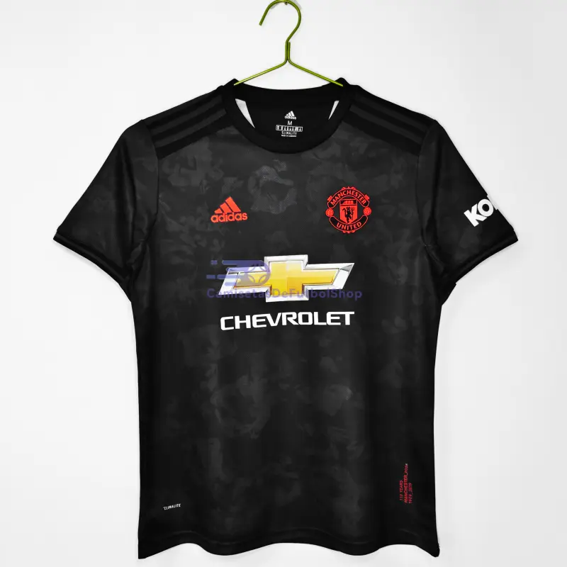 Camiseta Manchester United 2018/19 3ª Equipación Retro Negro